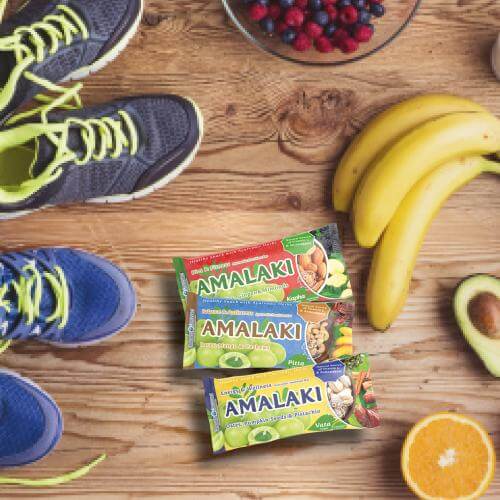 ájurvédské nutriční tyčinky s amalaki