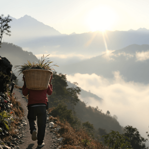 himálajské byliny - sběr Everest Ayurveda
